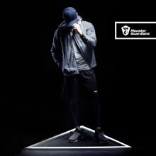 Monster Guardians 守护者之盾系列城市机能超轻量防风雨运动外套 WINDWALL科技灰 M