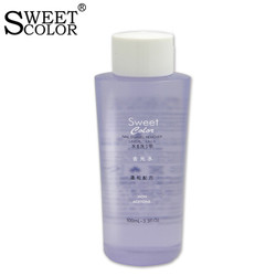 Sweet Color 去光水 不含丙酮 环保洗甲水 大瓶卸指甲油 不伤甲 100ML *3件