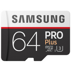 SAMSUNG 三星 64GB TF(Micro SD)存储卡 Plus专业版