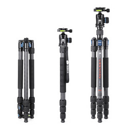 思锐（SIRUI）三脚架 W1204+K10X 碳纤维含云台尼康佳能单反相机三角架 反折防水单反相机三脚架 可拆独脚架