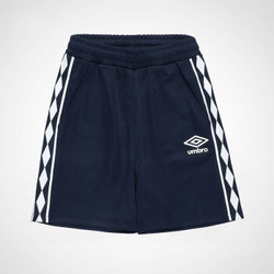 茵宝Umbro2018夏季新款男童运动休闲短卫裤 UK182AP2705-808深紫蓝 140