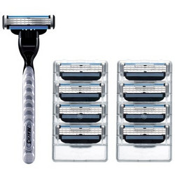 Gillette 吉列 锋速3 剃须刀 特供促销装（1刀架+1刀头+8刀片）