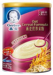 Gerber 嘉宝 燕麦营养米粉 3段 225g