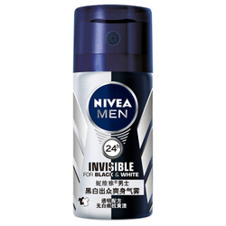 NIVEA 妮维雅 男士黑白出众爽身气雾 35ml *2件