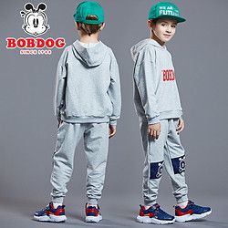 BoB DoG 巴布豆 831G02033c 男童长袖长裤套装