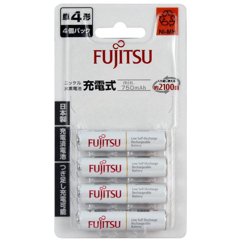 FUJITSU 富士通 7号充电电池 750mAh