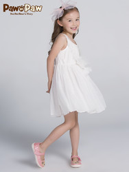 Pawinpaw 女童无袖吊带连衣裙