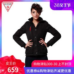 GUESS 女士时尚夹棉长袖夹克-YC4W4865