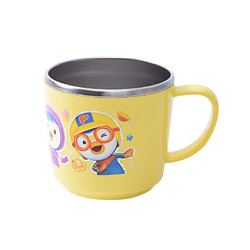 Pororo 宝露露 防滑不锈钢水杯 225ml