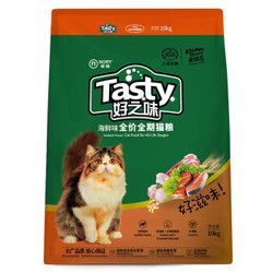 好之味猫粮 海鲜味全价全期猫粮10KG