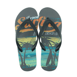 御乐 人字拖 男 YR118 灰色