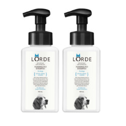 lorde 狗狗泡沫沐浴露 400ml*2瓶 *2件