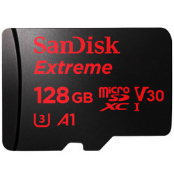 闪迪（SanDisk）128GB TF（MicroSD）存储卡 U3 C10 A2 V30 4K 至尊极速移动版 读速160MB/s 写速90MB/s