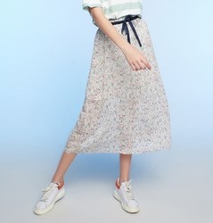 Cache Cache 捉迷藏  8240008123 女子碎花中长款半身裙