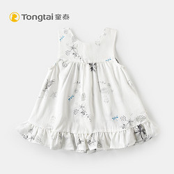 童泰 夏季婴儿无袖两穿裙衫