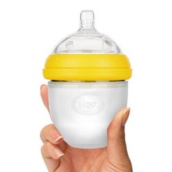 樱舒（Enssu）婴儿硅胶宽口径防胀气防呛新生儿奶瓶 120ml *2件