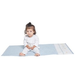良良（liangliang） 婴儿床垫 麻棉床垫 蓝色 110*60cm