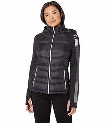 TOMMY HILFIGER/汤米·希尔费格Mix Media Zip Front女式羽绒服