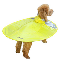 华元宠具狗狗雨衣飞碟款抖音泰迪衣服四脚防水斗篷小型犬小狗全包宠物雨披M