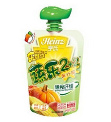 Heinz 亨氏 乐维滋 2+2玉米南瓜果汁泥 120g*24