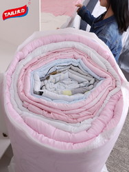 太力立体真空压缩袋羽绒服大号加厚衣物装棉被免抽气衣服收纳袋子