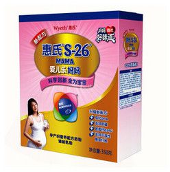 Wyeth 惠氏  S-26 爱儿乐妈妈孕产妇营养配方奶粉 350g