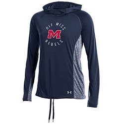 Under Armour NCAA 女士 Threadborne 轻质连帽 T 恤