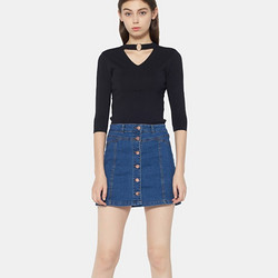 Etam 艾格 8A0119009 女士牛仔半身裙