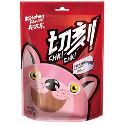 开饭乐 狗零食 切刻牛肉火腿肠 200g *19件