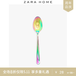 Zara Home 北欧简约文艺清新彩色效果钢制餐匙 47682300999