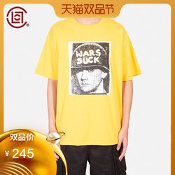 CLOTTEE 2018 Apocalypse 系列新款黄色圆领胸口印花短袖