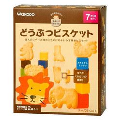 wakodo 和光堂 高钙奶酪动物婴儿饼干