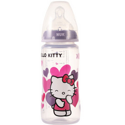 NUK 宽口PP彩色Hello Kitty印花奶瓶
