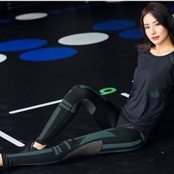 SYLPHLIKE LOLI 暴走的萝莉裤 LLCK1298  女子训练紧身裤