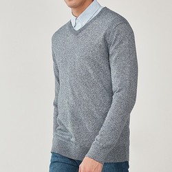 GIORDANO 佐丹奴 30058801 男士V领针织衫