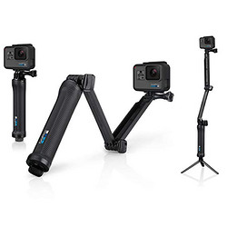 GoPro 3-way 三向支架可做自拍杆、手柄、旋转臂或三脚架