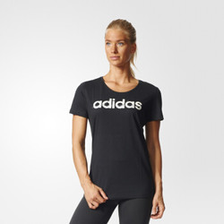 adidas 阿迪达斯 运动型格 BP8378 女子 短袖T恤
