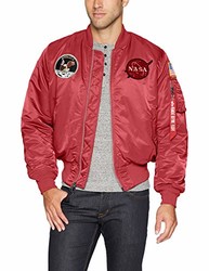 Alpha Industries 男士 Apollo Ma-1 中长飞行夹克