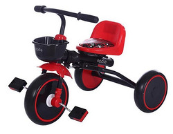 NADLE/纳豆 折叠儿童三轮车 红色