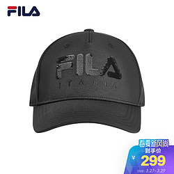 FILA 斐乐官方 女帽 2019春季新款潮流运动休闲棒球帽鸭舌帽女