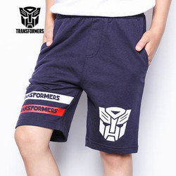 变形金刚童装男童夏装2018夏季新款全棉短裤中裤