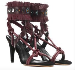 Isabel Marant  Abrily缀饰皮革凉鞋