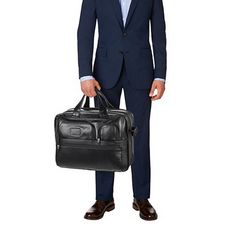 TUMI Alpha 2 Expandable Organizer 真皮可扩展公文包