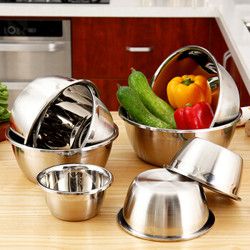 欧润哲  加厚不锈钢多功能盆  8件套