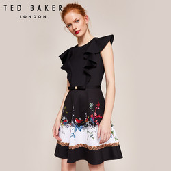 TED BAKER WH8W 2女士荷叶边连衣裙