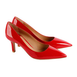 Salvatore Ferragamo 菲拉格慕 女士红色牛皮革高跟鞋 0692944_1D _ 55
