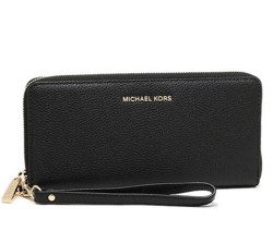 Michael Kors 迈克·科尔斯 MERCER 女士长款钱包 黑色 *3件