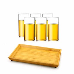 AlfunBel 艾芳贝儿 茶具 1竹托盘+6只装 450ml