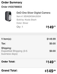 DxO One 一英寸画幅便携式数码相机