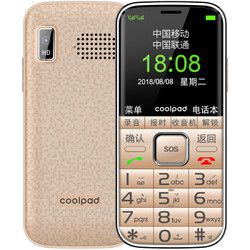 酷派（Coolpad）S628 金色 移动联通2G 老人手机